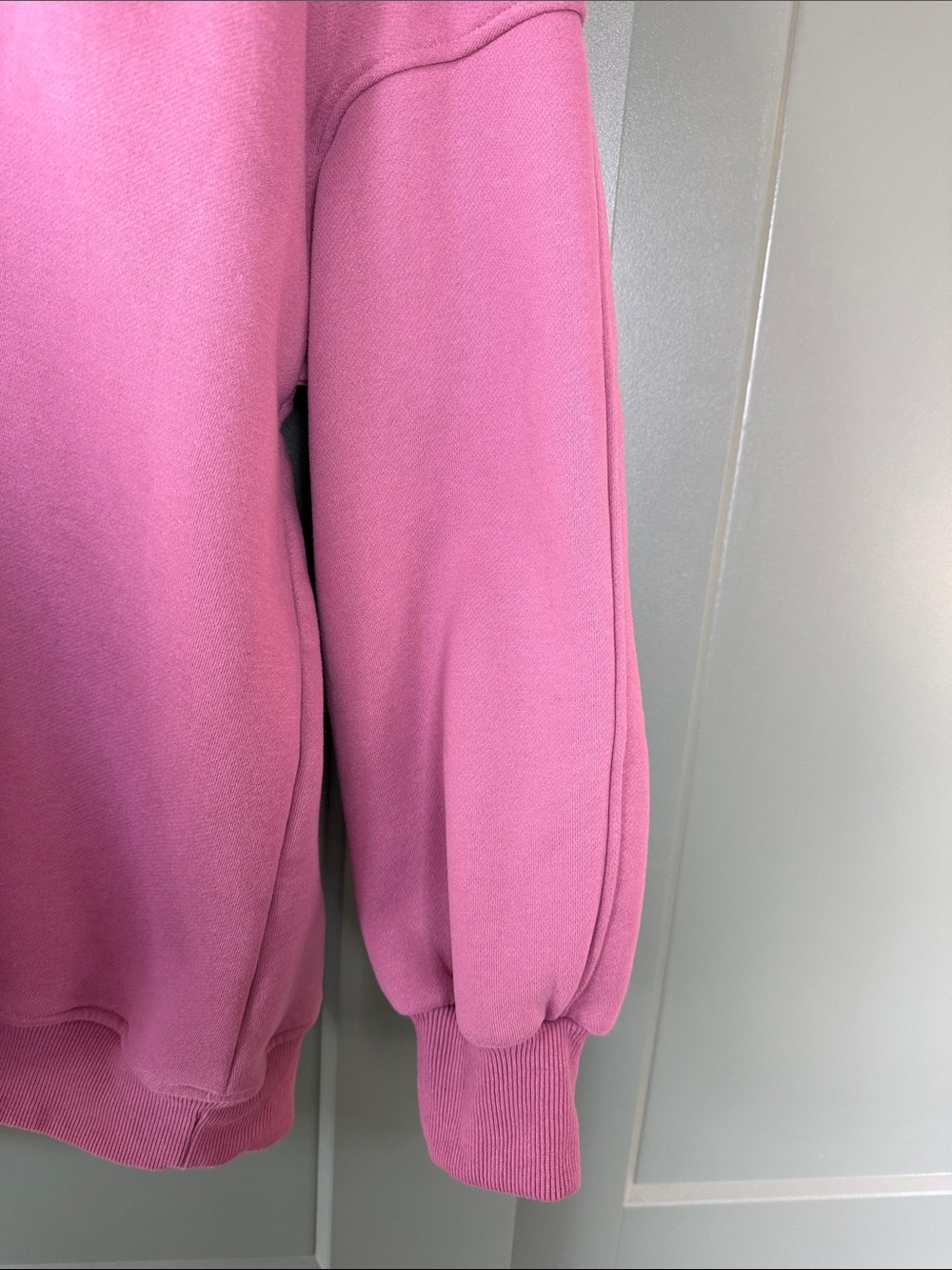 Women’s Dusty Rose Hooded Sweatshirt Size Large - Picture 3 of 10